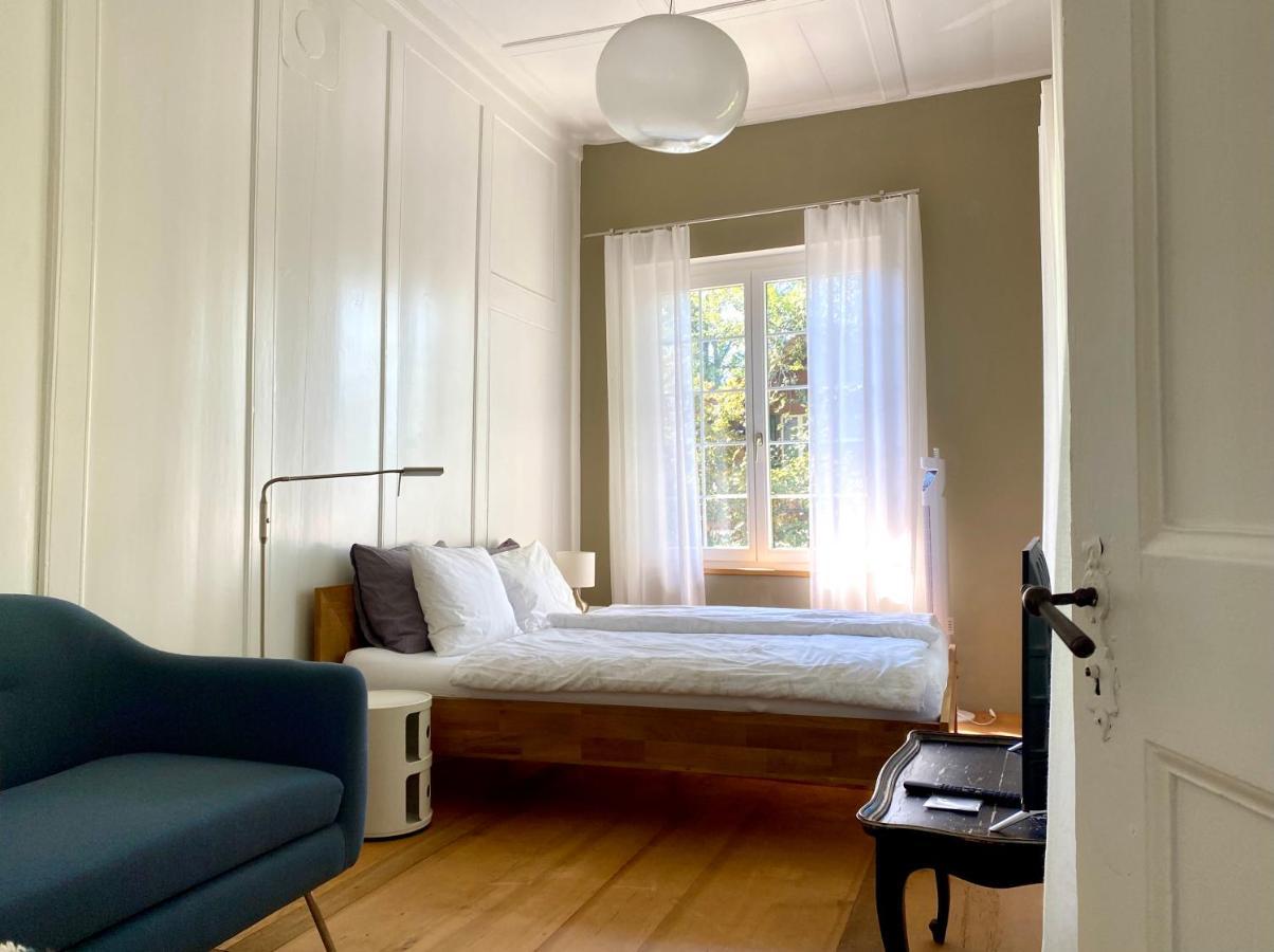 Lovely Studio In A Villa From 18Th Century Thun Exteriör bild